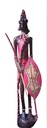 TANZANIAN MASAI COUPLE IN ELEGANT LOOK