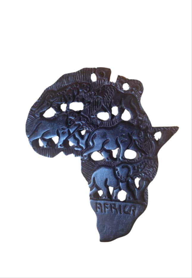 BIG FIVE AFRICAN MAP Variant 2
