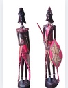TANZANIAN MASAI COUPLE IN ELEGANT LOOK