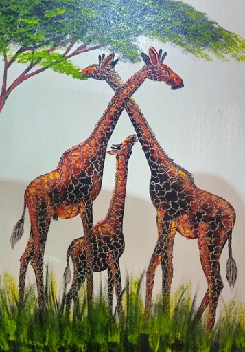 Tanzania Giraffe Painting