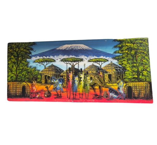 Knife Painting Masai Community Pictures Variant 2